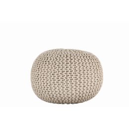 Anahid 18" Wide Round Pouf Ottoman (Pack of 1)